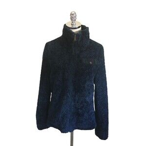Pendleton Sweater Jacket Women's Size Medium Dark Blue Zipper Closure